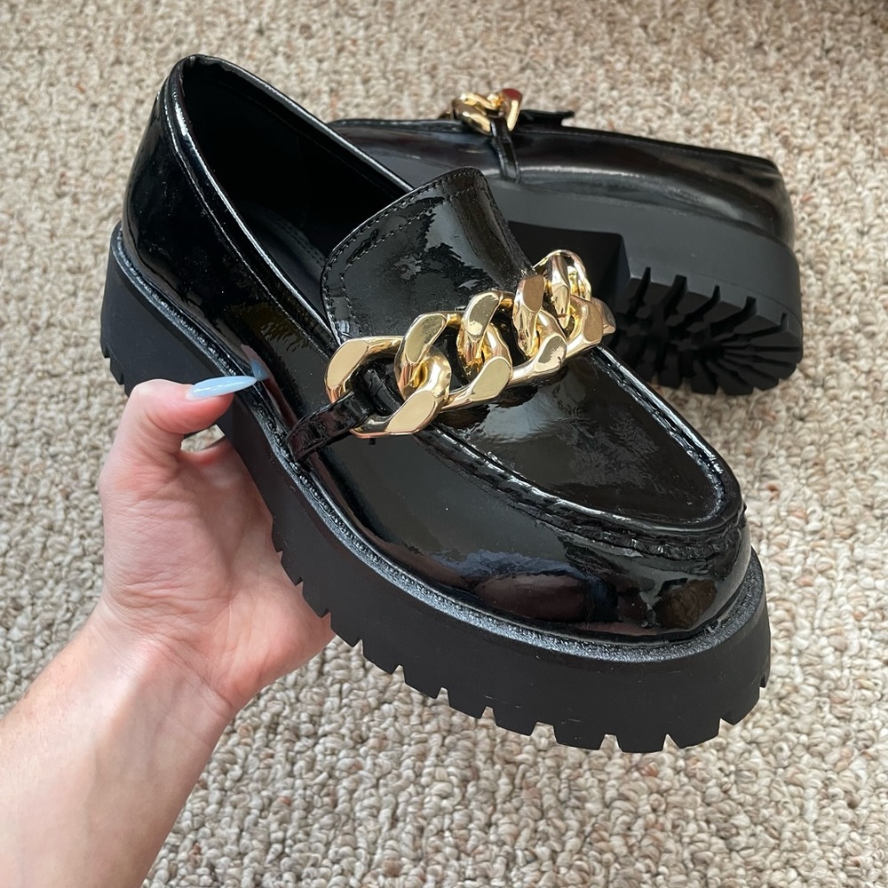 ASOS CHUNKY PLATFORM LOAFERS